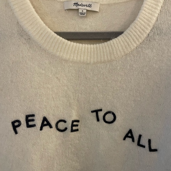 Madewell Peace to All Sweater | Size Small - Picture 4 of 5